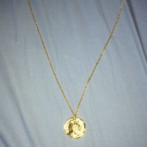 Urban Outfitters Athena Coin Pendant Necklace